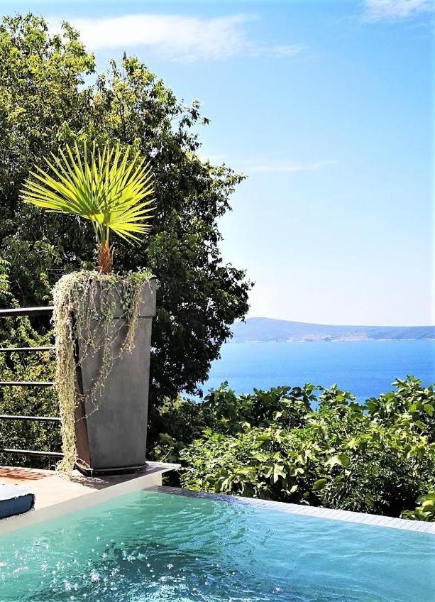 Art Gallery House With A Small Relaxing Pool Crikvenica Esterno foto