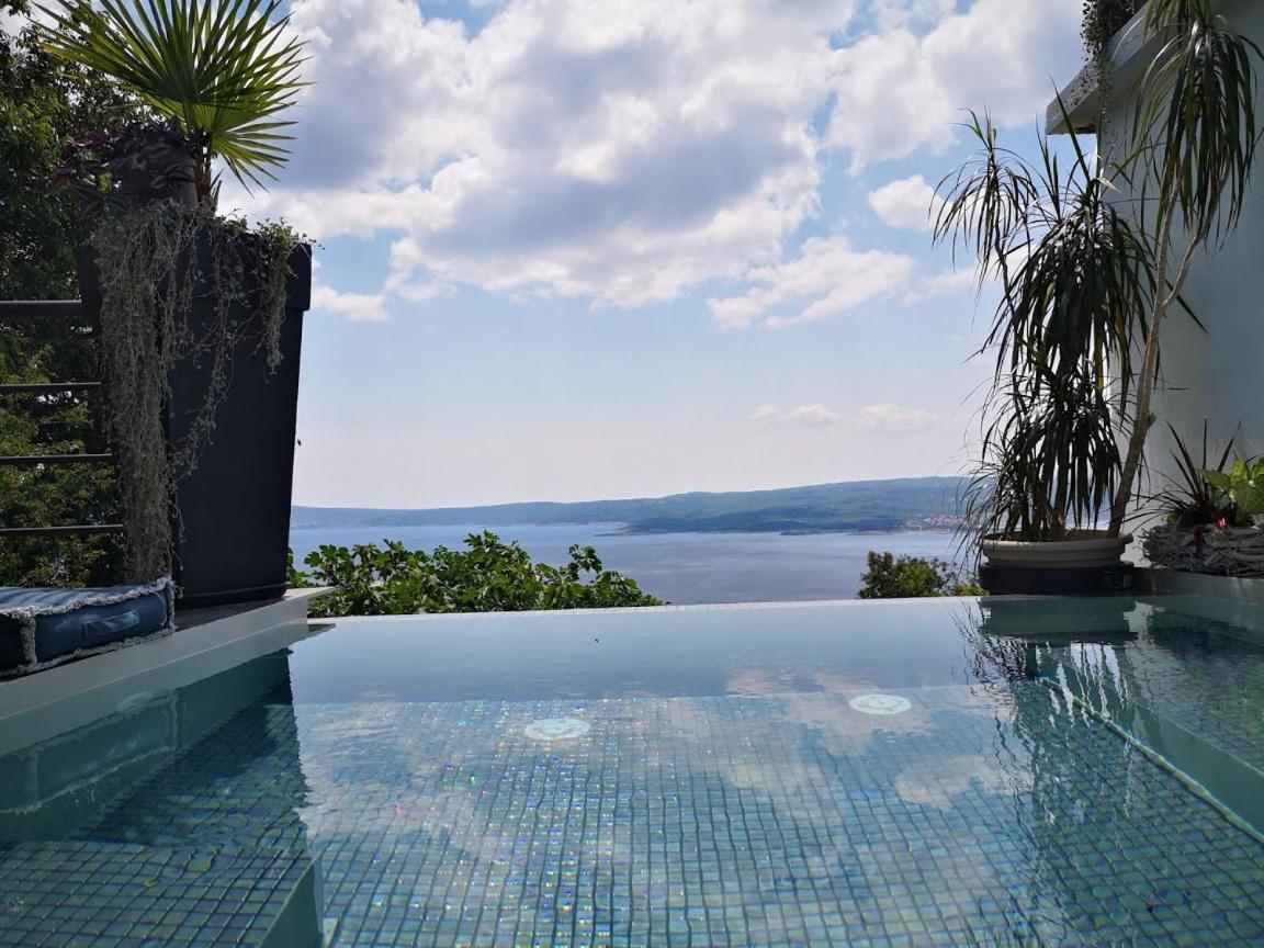 Art Gallery House With A Small Relaxing Pool Crikvenica Esterno foto